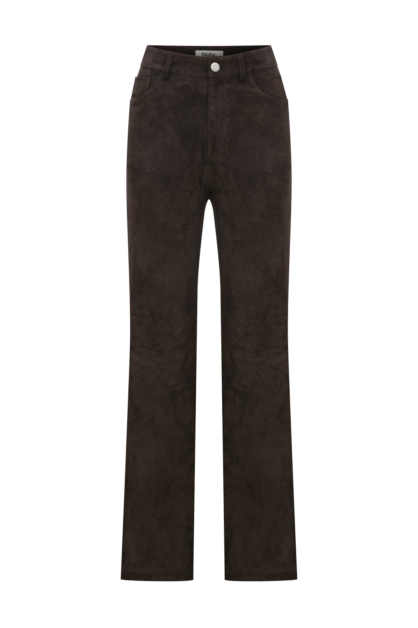 ASHTON BROWN SUEDE PANTS