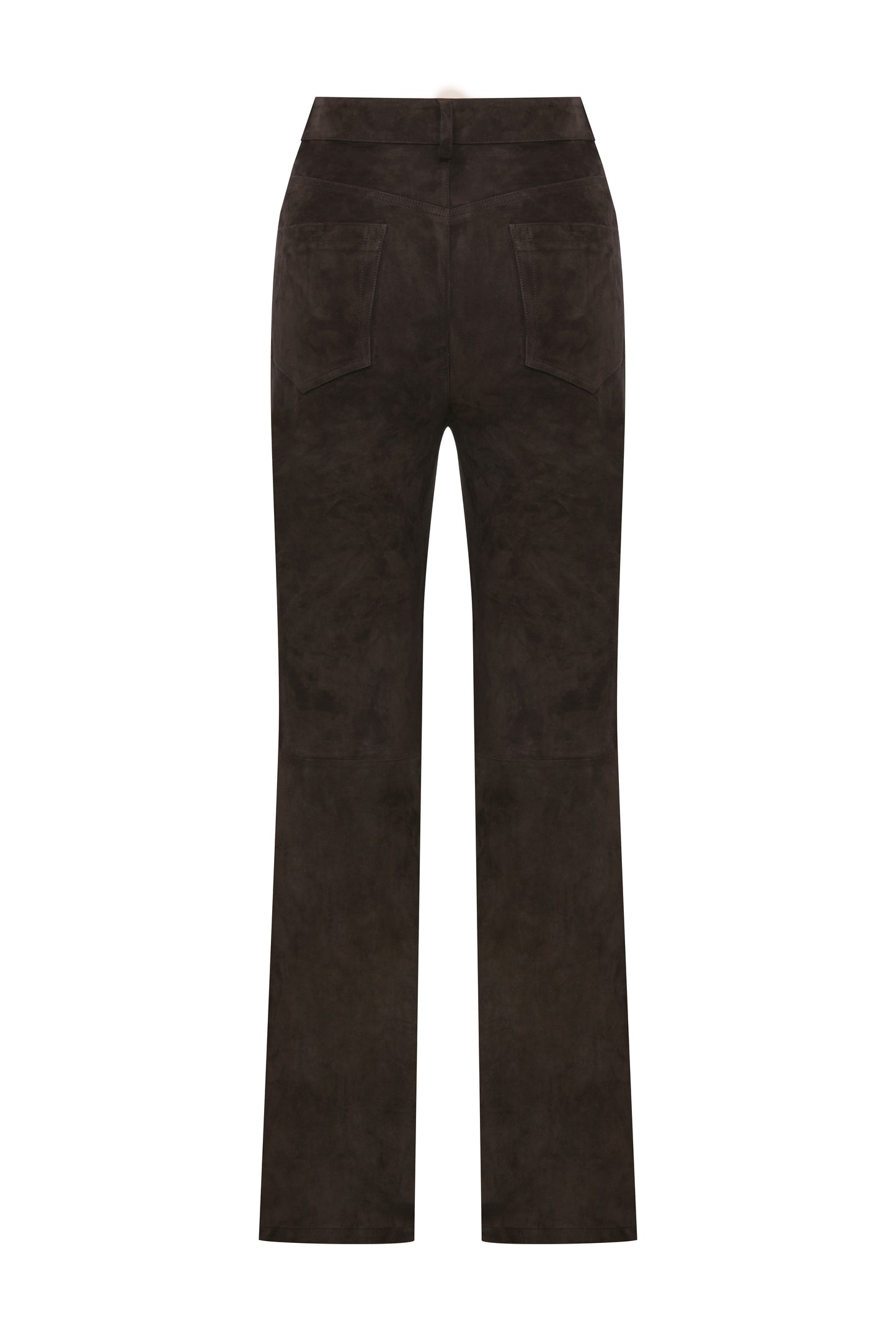 ASHTON BROWN SUEDE PANTS